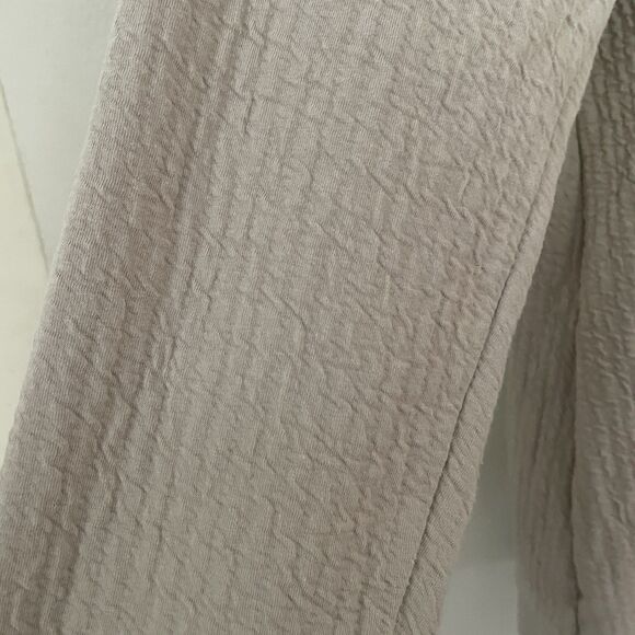 Soft Surroundings Cowl Neck Tunic 3X Beige Textured Lagenlook Pocket Boho Casual - Picture 3 of 13